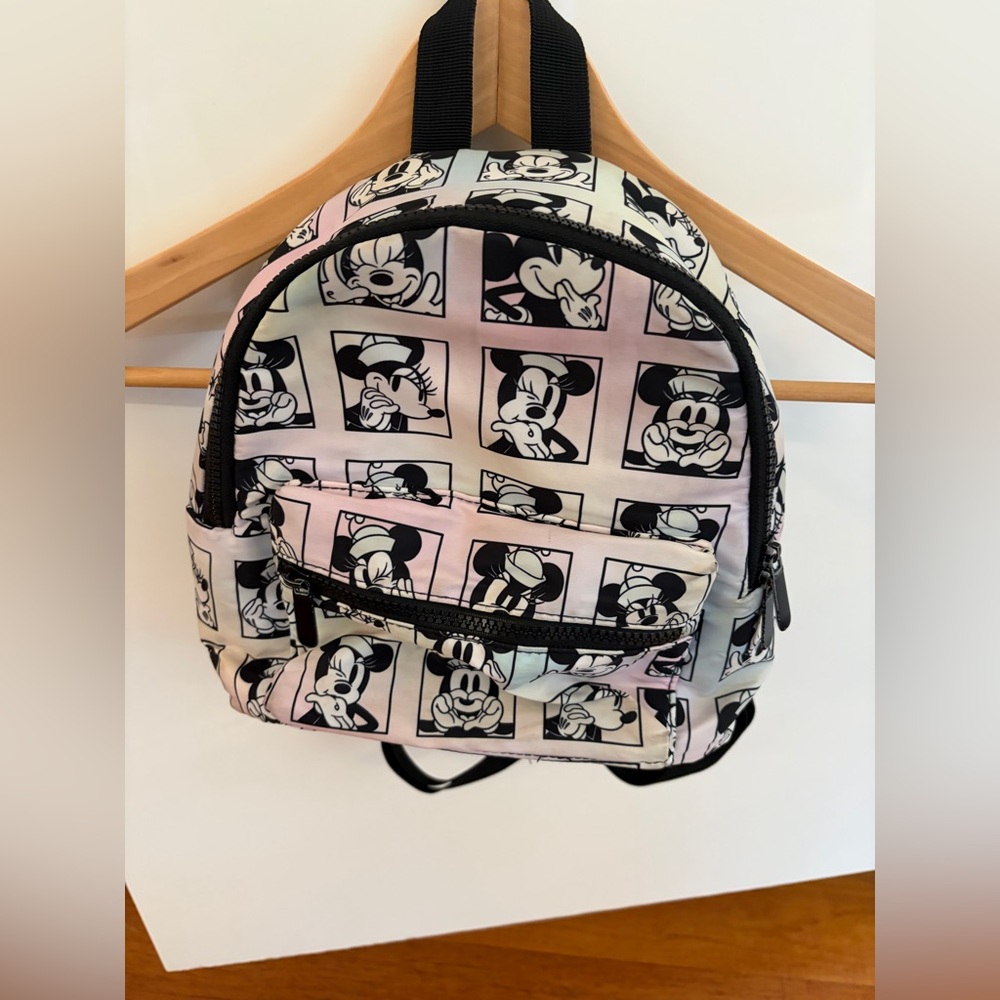Disney Mickey Mouse Black and Pink Kids Backpack